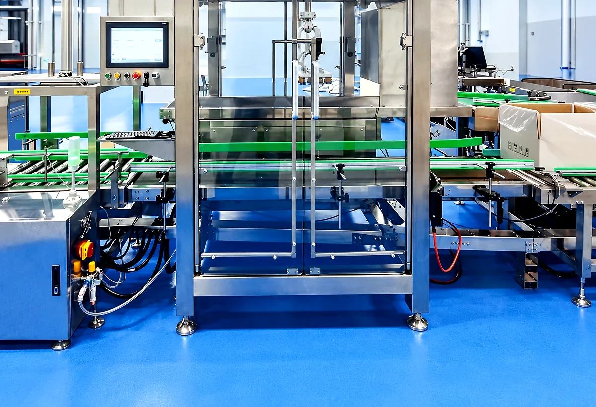Delta robot food packing